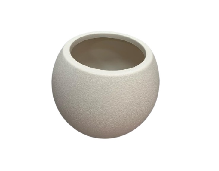 Bubble Shaped Plastic Pot W=27cm H=21cm