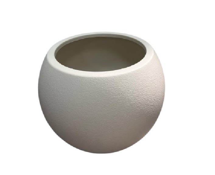 Beige Bubble Pot Size W=43cm H=34cm