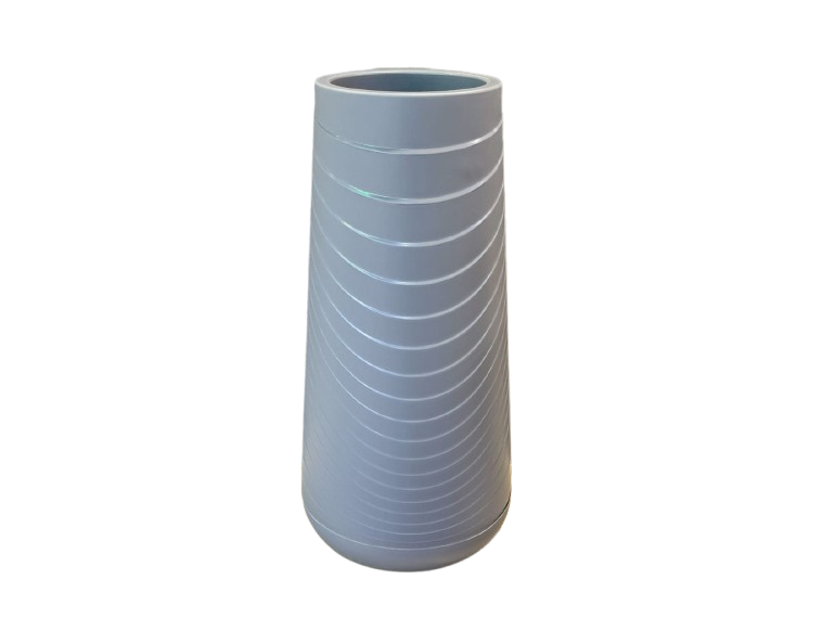 Round Floor Pot Grey Grey D=30cm H=85cm