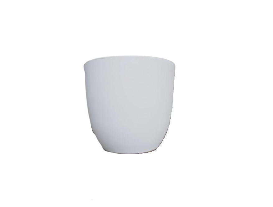 Small Ceramic Pot White 15cm